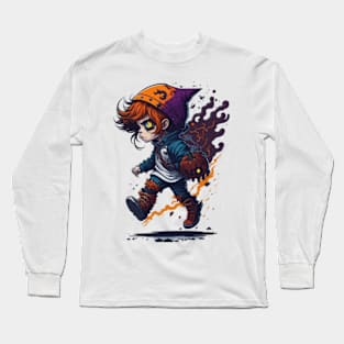 Costumed Quest - Halloween Under the Moonlight Long Sleeve T-Shirt